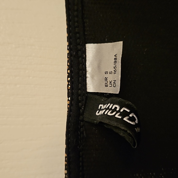 Crop Leppard print metallic top - Picture 2 of 3